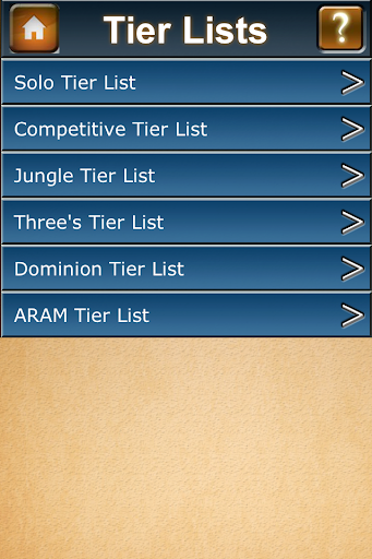 【免費書籍App】League of Legends Tier List-APP點子