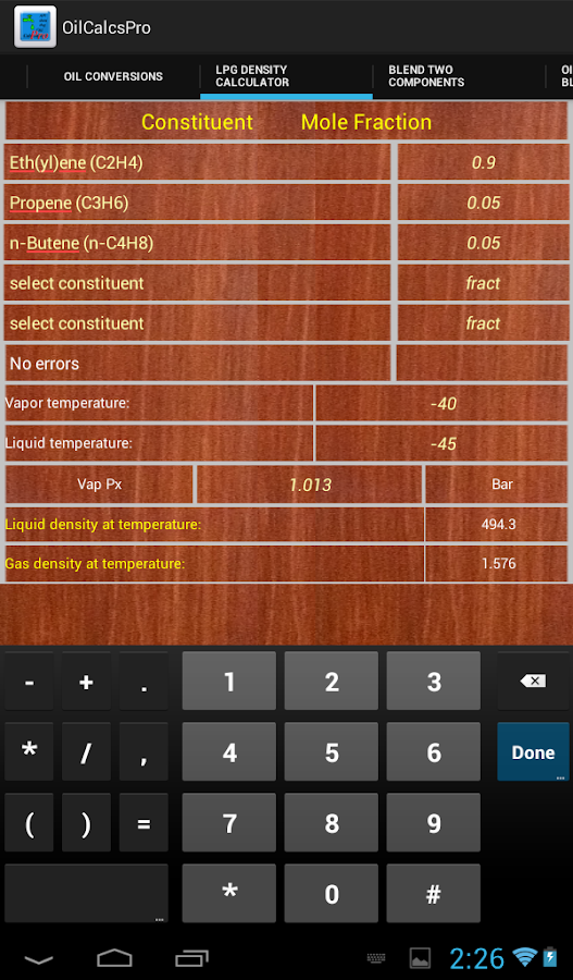 Oil Calculator Pro Android Apps on Google Play