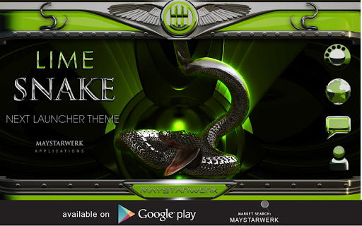 【免費生活App】lime snake clock widget-APP點子