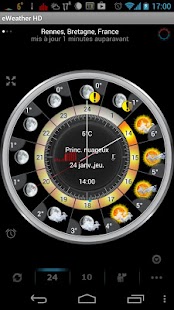  eWeather HD: Météo, Baromètre – Vignette de la capture d'écran  