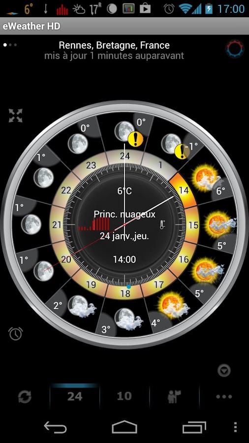   eWeather HD: Météo, Baromètre – Capture d'écran 