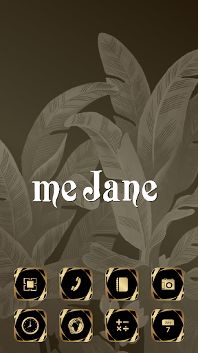 免費下載個人化APP|me Jane-Gold Icon+Monotone WP app開箱文|APP開箱王