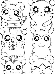 Paint Hamtaro Coloring