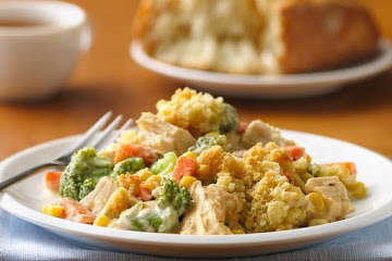 Chicken and Vegetable Alfredo