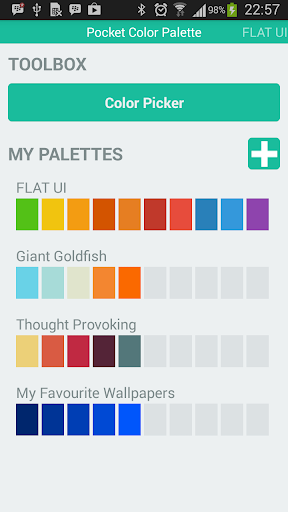 Wallpaper Color Palettes