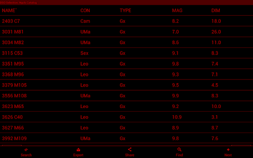 DSO Planner Basic (Astronomy) Screenshots 3