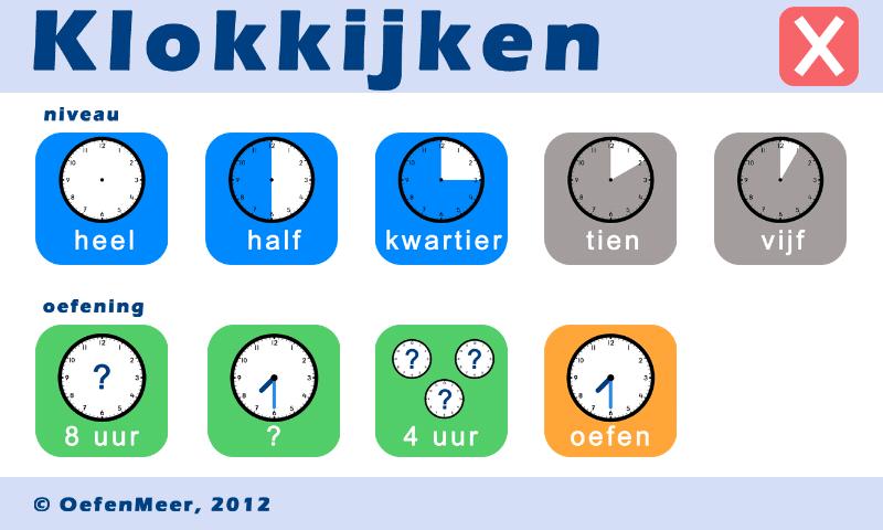 Klokkijken Screen 1