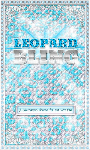 ♦BLING♦ Theme Teal Leopard SMS