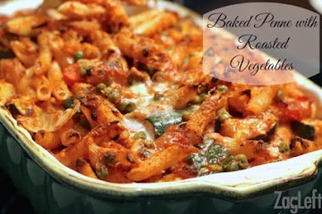 Baked Penne with Roasted Vegetables