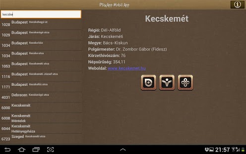 Irányítószám -település kereső Screenshots 5