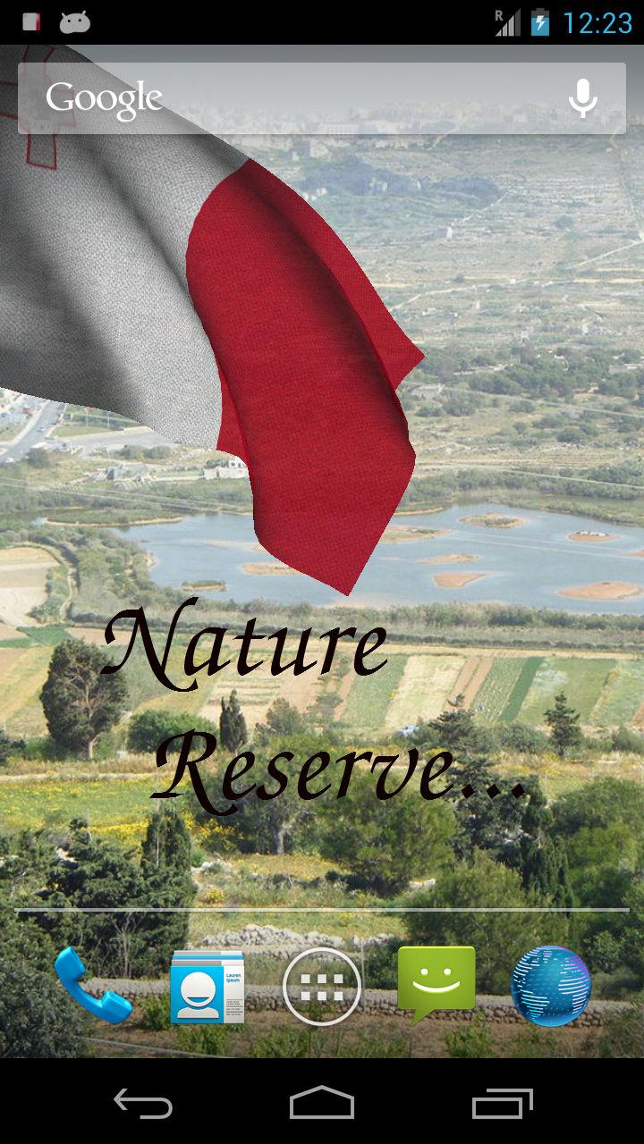 3D Malta Flag Screen 2