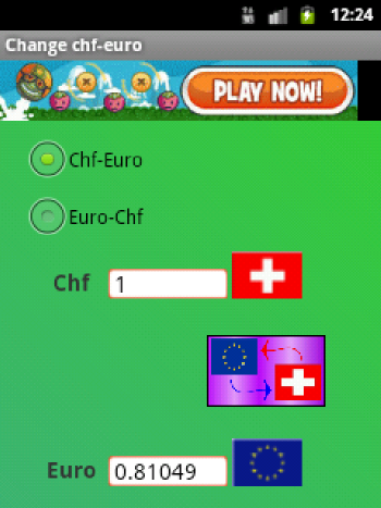 Change chf-euro