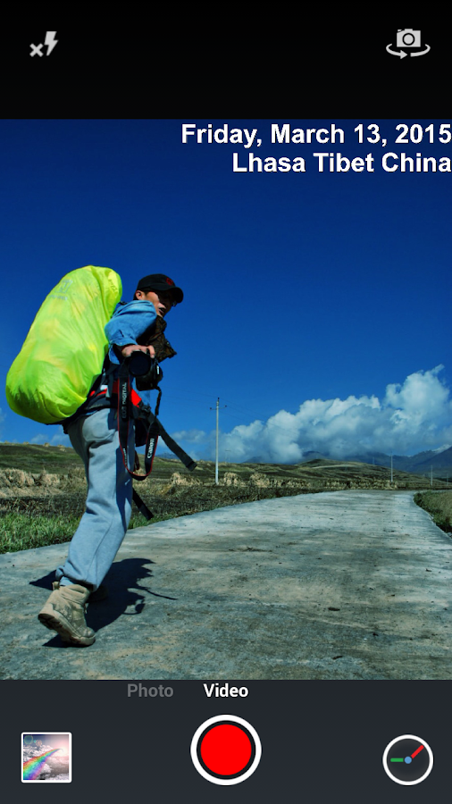   Timestamp Camera Pro: captura de tela 