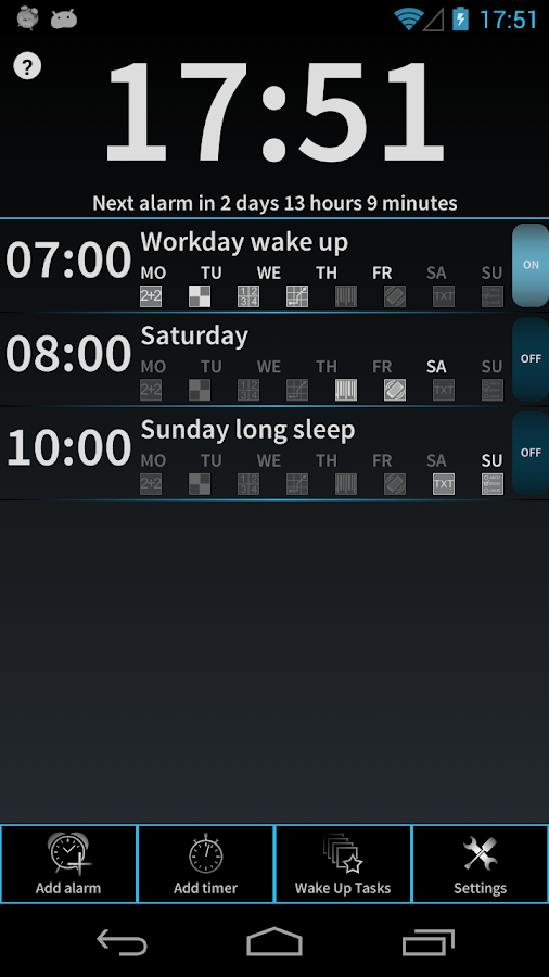 I Can't Wake Up! Alarm Clock - screenshot