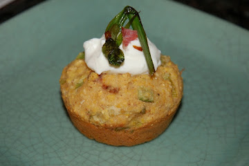 Spring Onion, Leek, Ramp and Bacon &quot;Cupcakes&quot;
