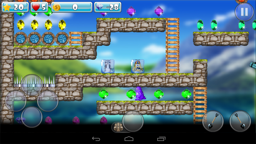 Dig And Run Raccoon! Screen 2