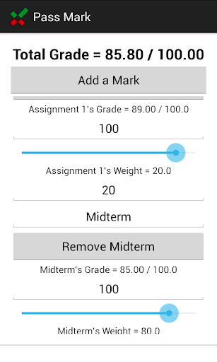 Pass Mark Grade Calculator