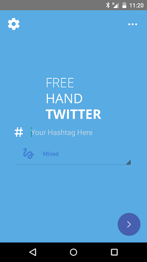 Free Hand Twitter