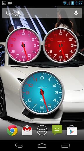 Color Tachometer Clock Set 2