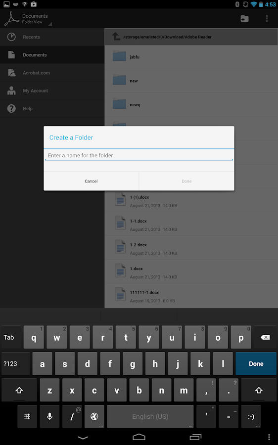 Adobe Reader - screenshot