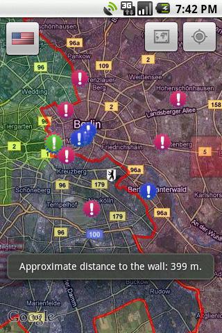 Android application The Wall - Berlin Wall live screenshort