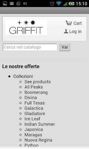 Gioielli d'oro argento Griffit