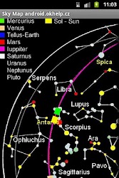 Sky Map of Constellations