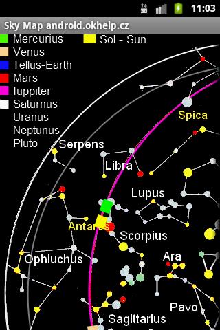 Sky Map of Constellations Screen 2