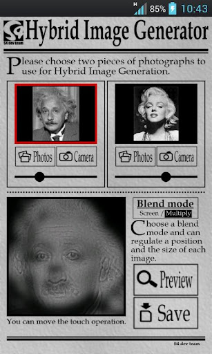 Hybrid Image Generator