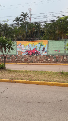 Mural Salida de Villa Olímpica