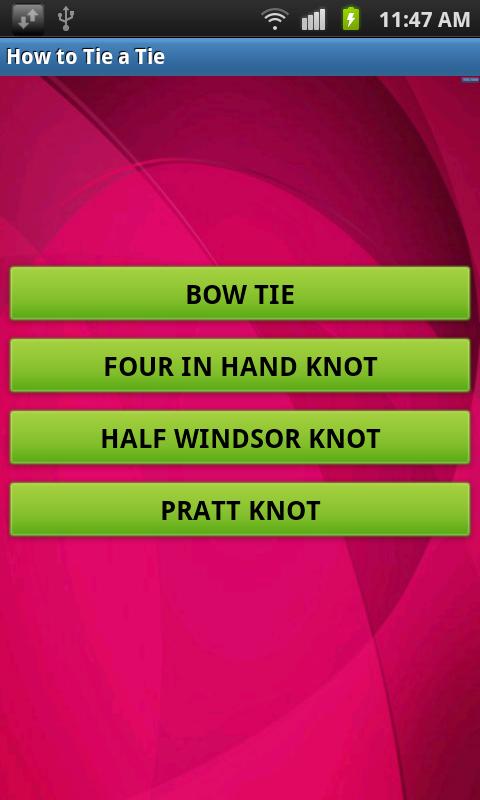 How to Tie a Tie - Android Apps on Google Play