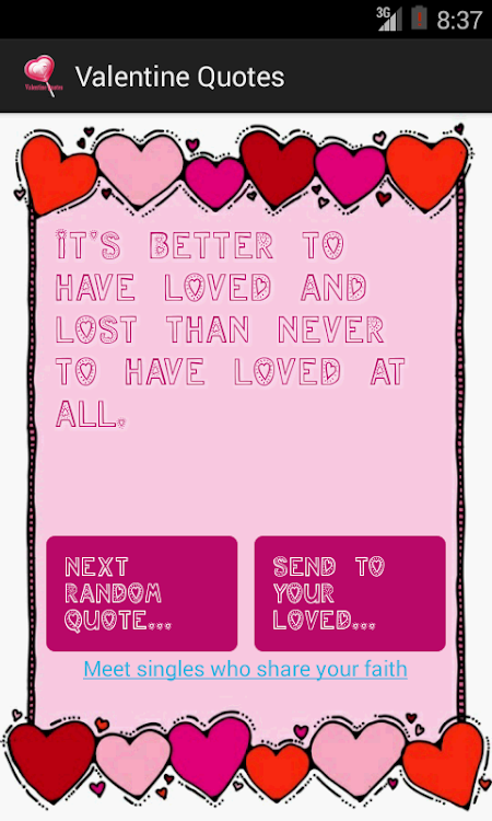 Valentine Quotes / Android - AppAgg.