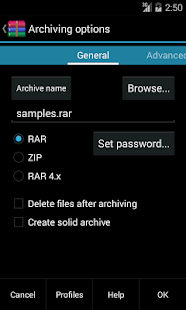 RAR for Android - screenshot thumbnail