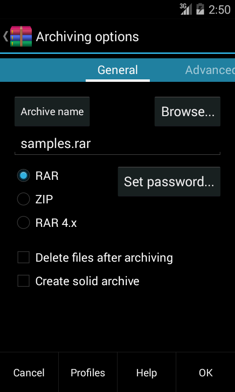 RAR for Android - screenshot