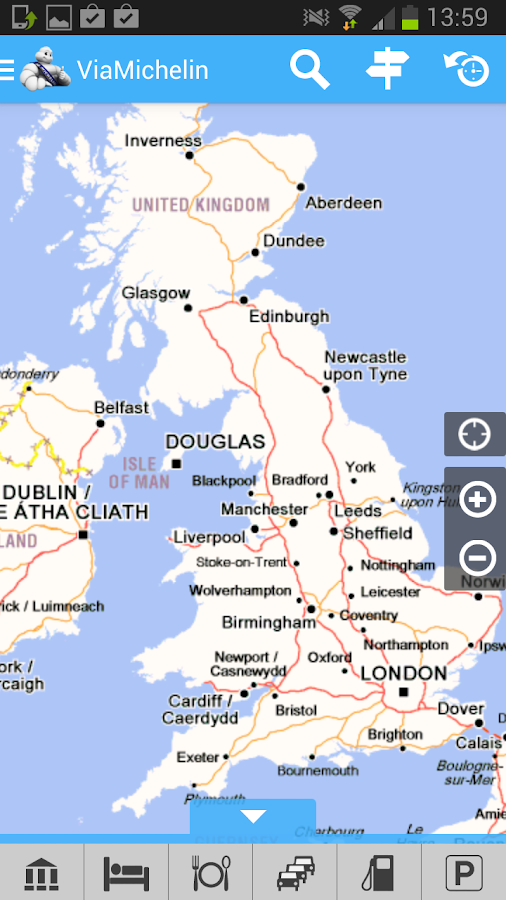 michelin trip planner uk