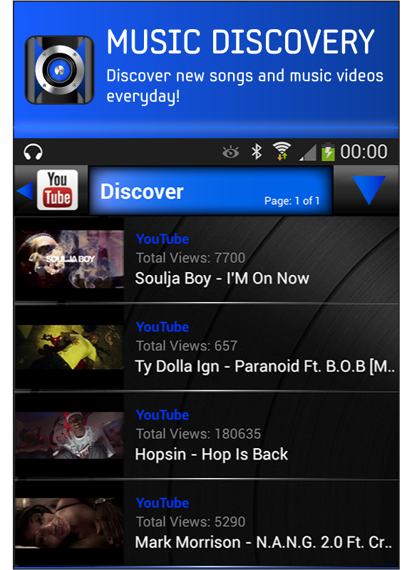 Boom Music Player + YouTube - screenshot