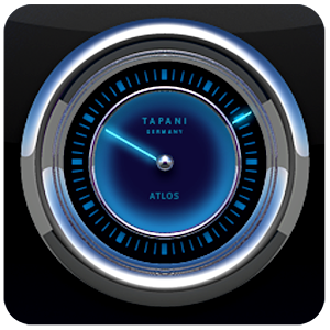 ATLAS STAR LASER analog CLOCK WIDGET