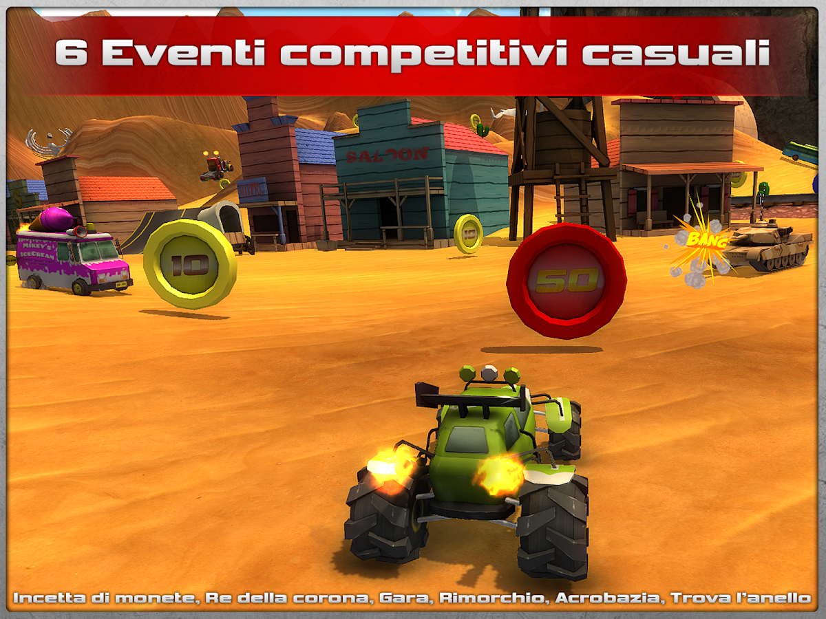  Android   Crash Drive 2, acrobazie incredibili e tanto divertimento su 4 ruote! 