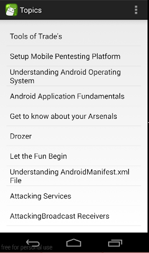 Android Pentesting Tutorials