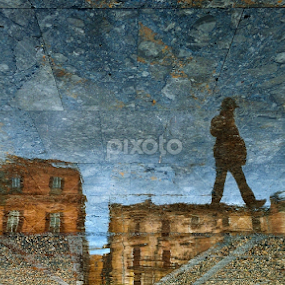 upside down reflection by Claudio Minghi - City,  Street & Park Street Scenes