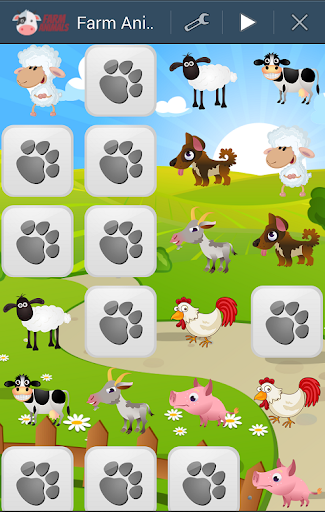 【免費休閒App】Matching Game Farm Animals-APP點子