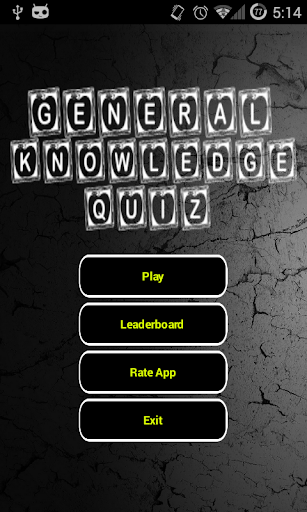 General Knowledge Quiz