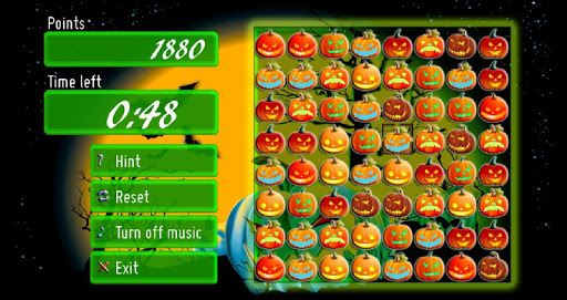 【免費街機App】Halloween Pumpkins Match 3-APP點子