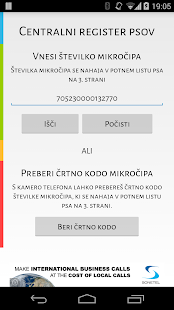 Centralni register psov Screenshots 0