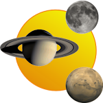 Cover Image of डाउनलोड सूर्य, चंद्रमा और ग्रह 1.4.29 APK