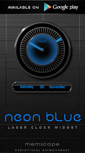 NEON BLUE Smart Launcher Theme(圖5)-速報App