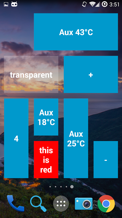   Http Widget – posnetek zaslona 