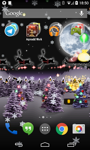 Christmas Live Wallpaper Santa