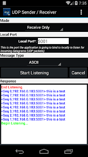  UDP Sender / Receiver– miniatura da captura de ecrã  