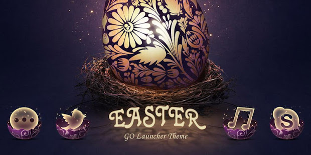 Easter eggs GO Launcher Theme(圖5)-速報App